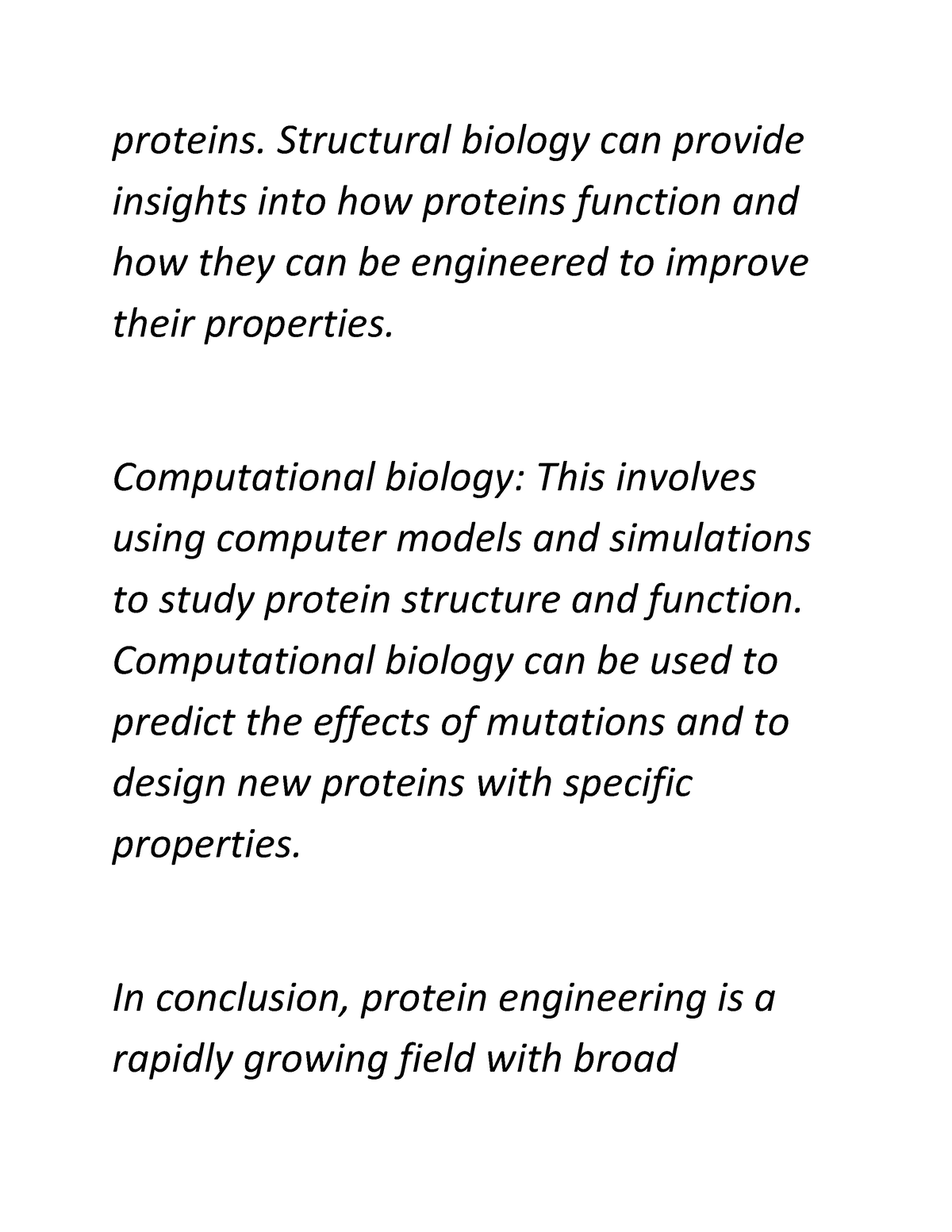 Introduction To Protein Engineering Part 3 - Proteins. Structural ...