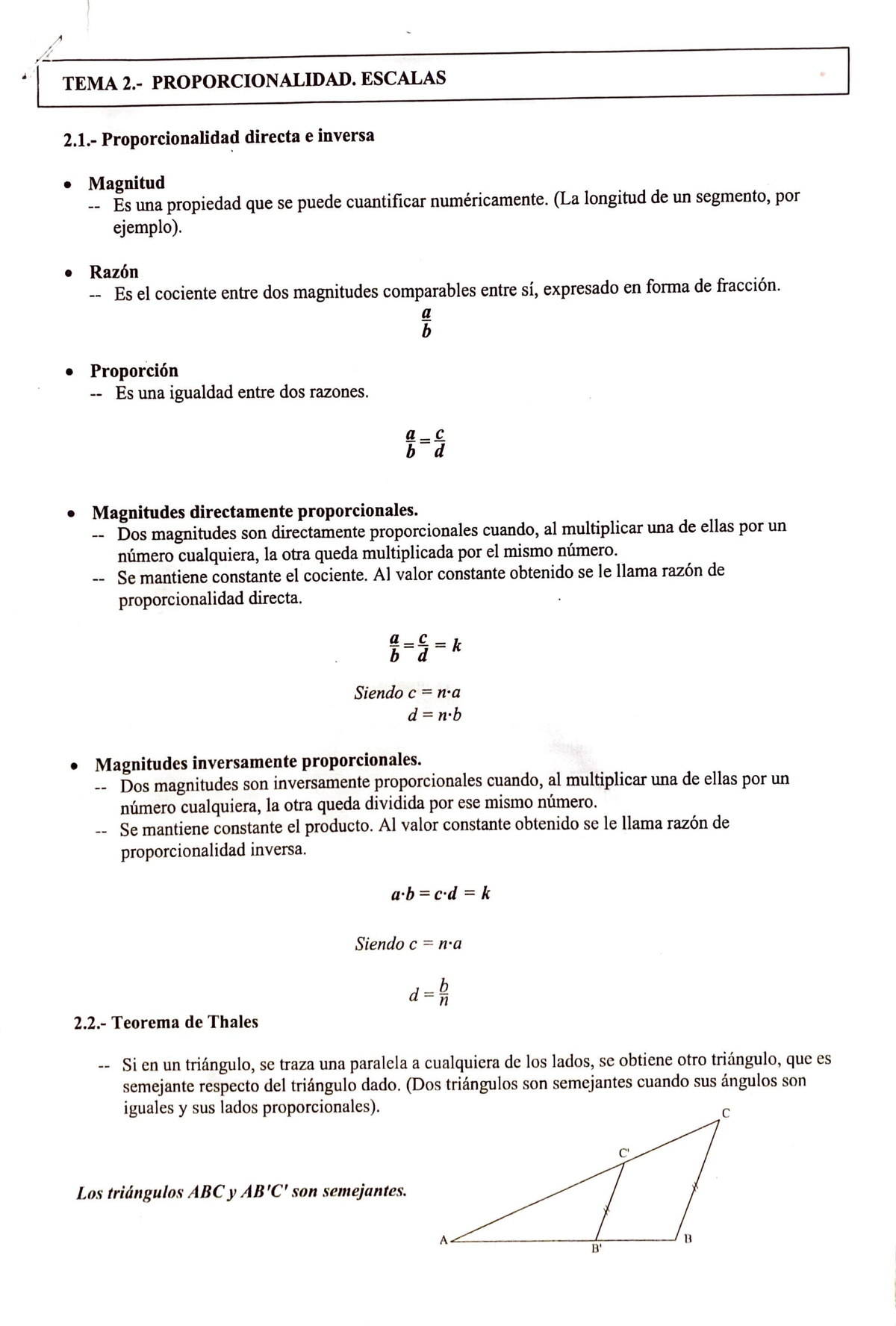 Proporcionalidad Dibujo Tecnico 1 Tema 2 Proporcionalidad Escalas 2 Proporcionalidad 7102