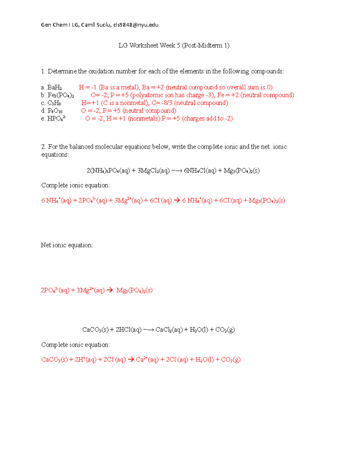 LG worksheet 5 ANS KEY - practice work - LG Worksheet Week 5 (Post ...