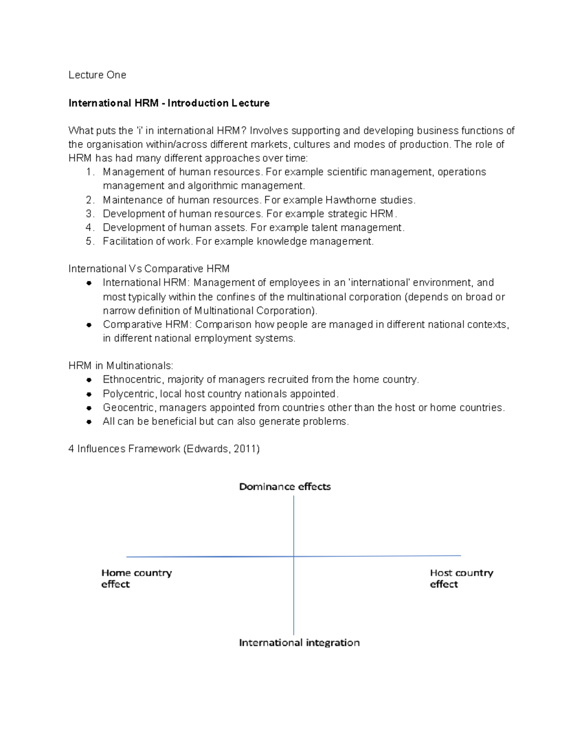 international-human-resource-management-lecture-notes-lecture-one