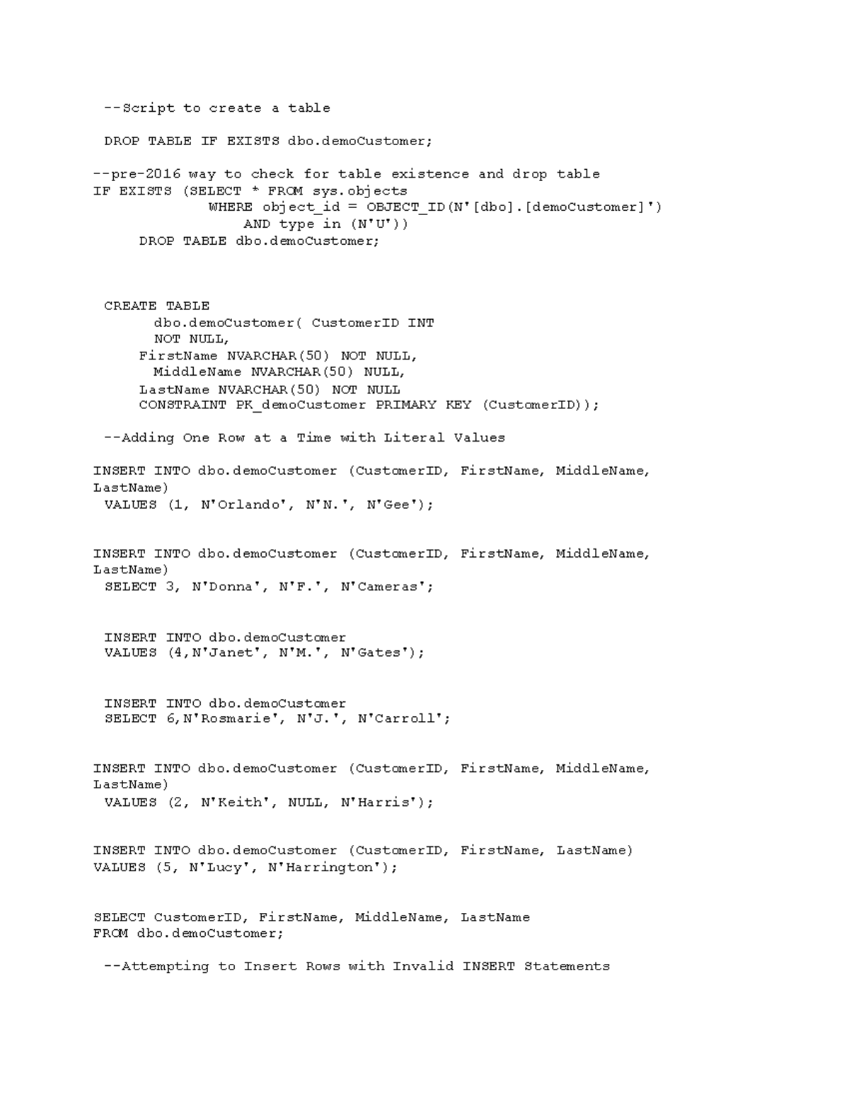 week-2-tables-insert-delete-update-script-to-create-a-table-drop