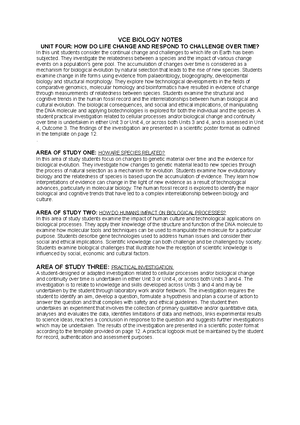 Biology UNIT 4 Class Notes - BIOLOGY UNIT 4 CLASS NOTES CAT RENEHAN AOS ...