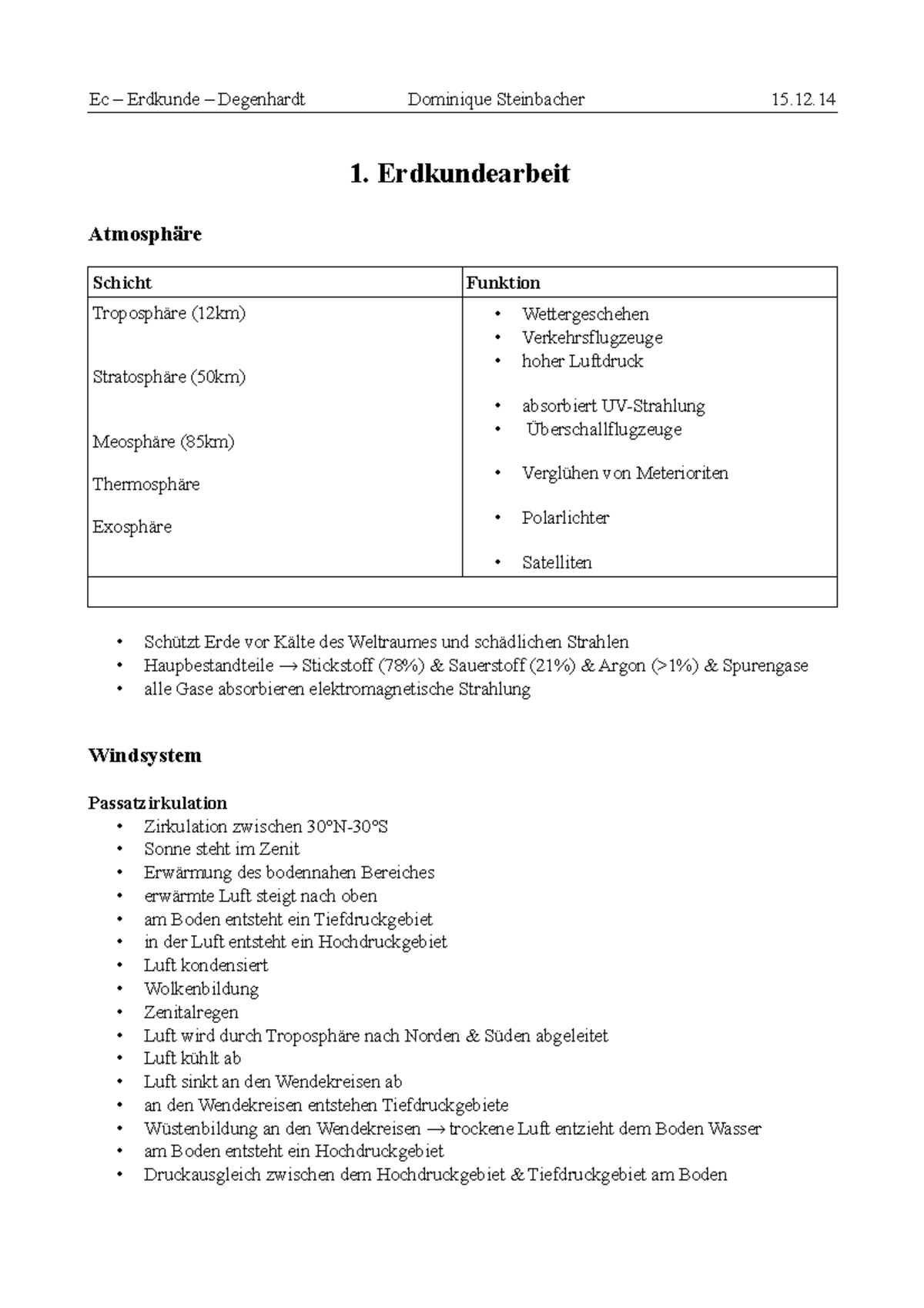 Erdkunde Klausur Musterlösung Pdf