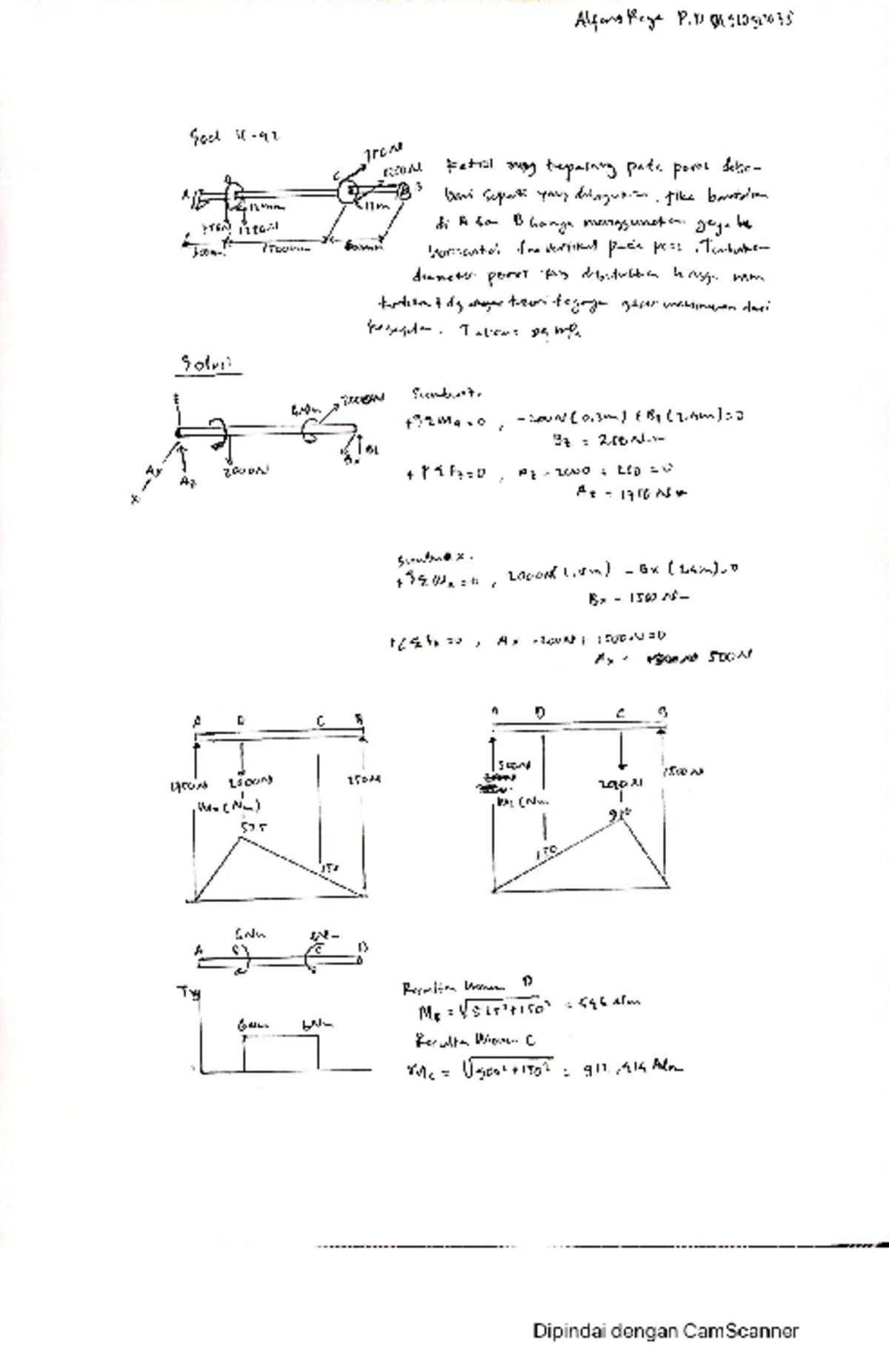 Exercise 11.42 Mechanics Of Materials - Mekanika Kekuatan Material ...