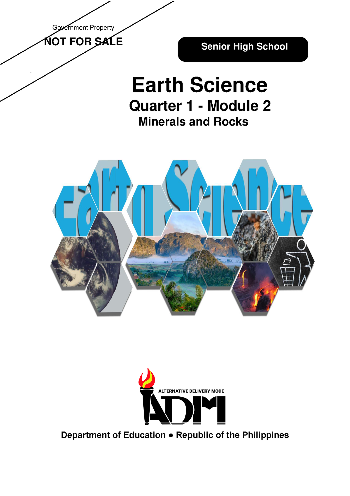 Earth Science Q1 Mod2 Minerals And Rocks Ver3 - Government Property ...