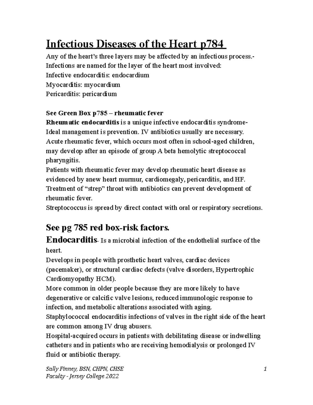 C H 24 Structural and Infectious Diseases of the Heart - Infectious ...