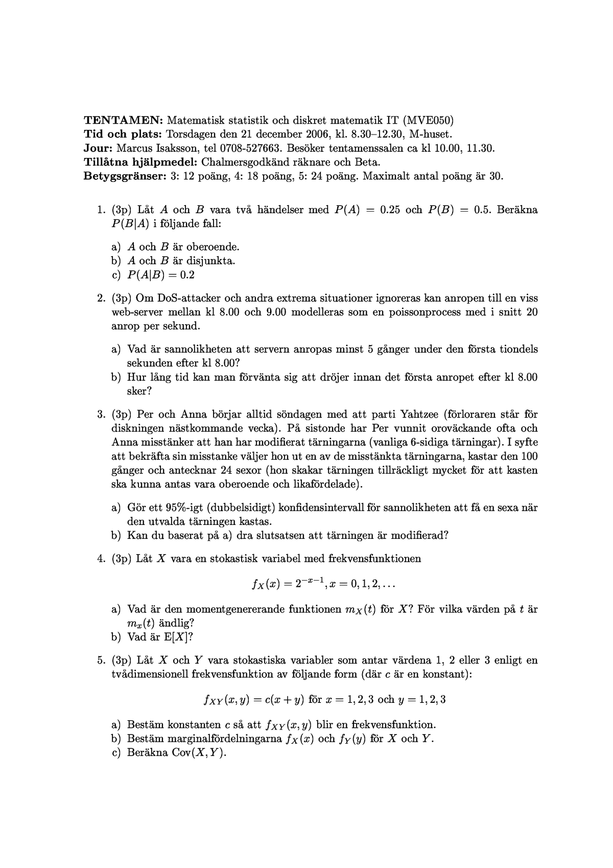 Exam 21 December 06 Questions And Answers Msg810 Studocu