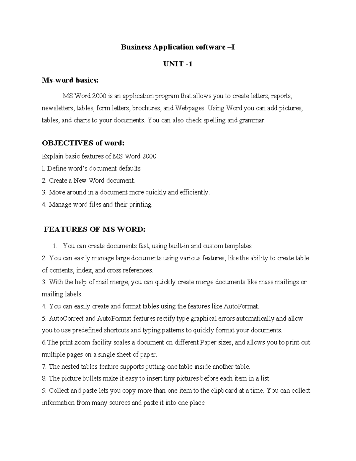 Unit 1 Notes Garment cost accounting paper Business