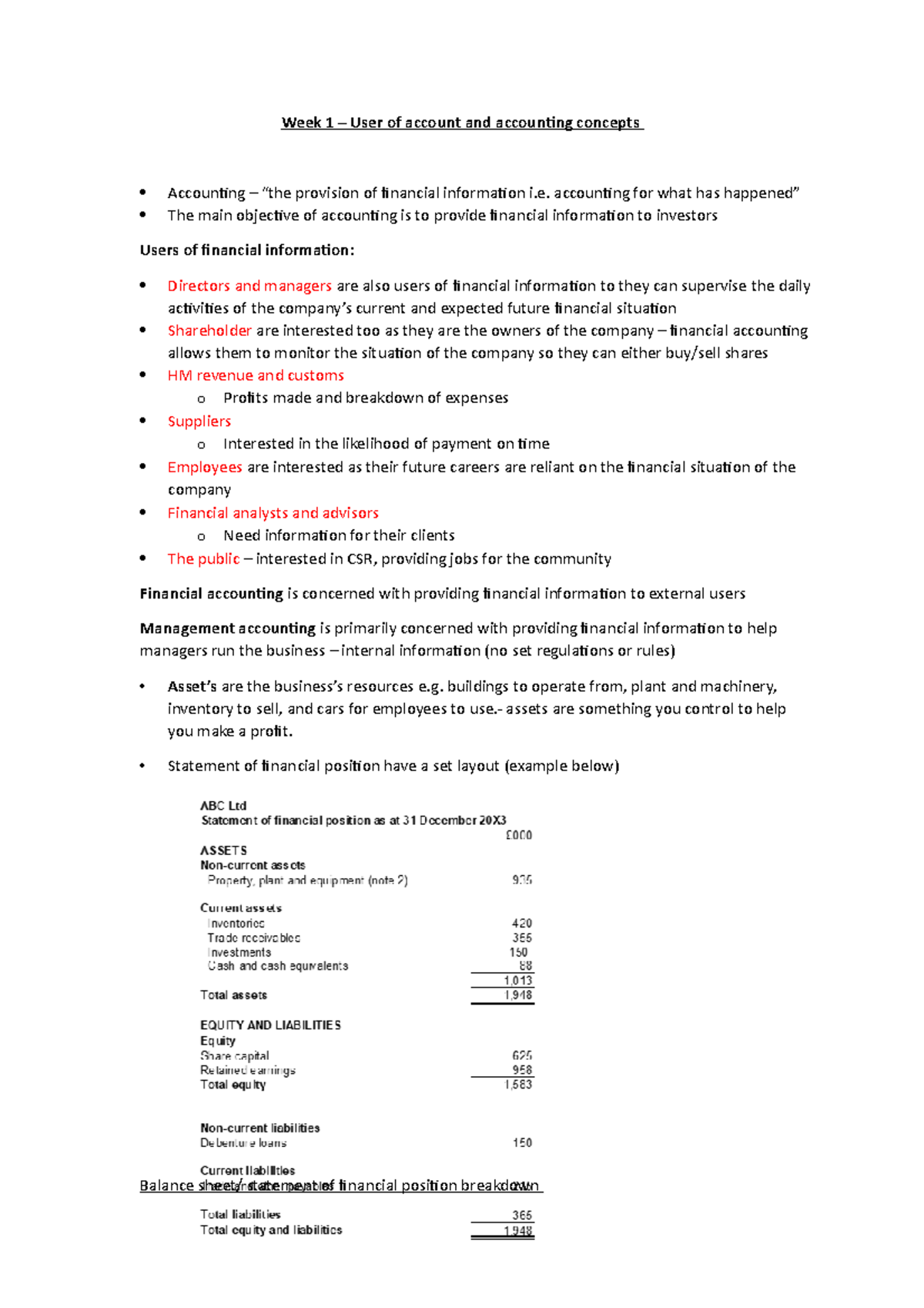 Lecture notes for AG911 - Week 1 – User of account and accounting ...