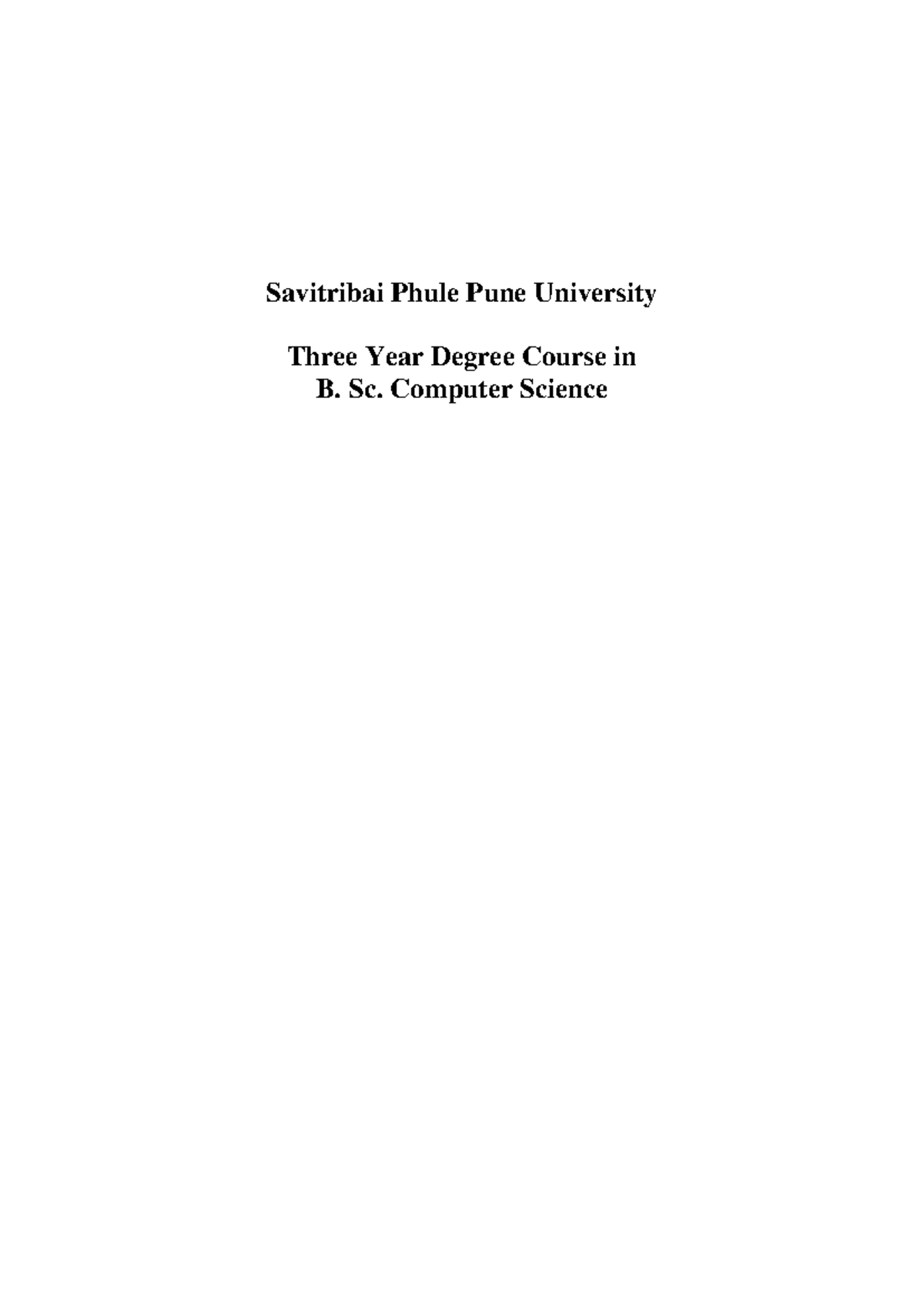 TY-BSc-Computer-Science Syllabus - Savitribai Phule Pune University ...