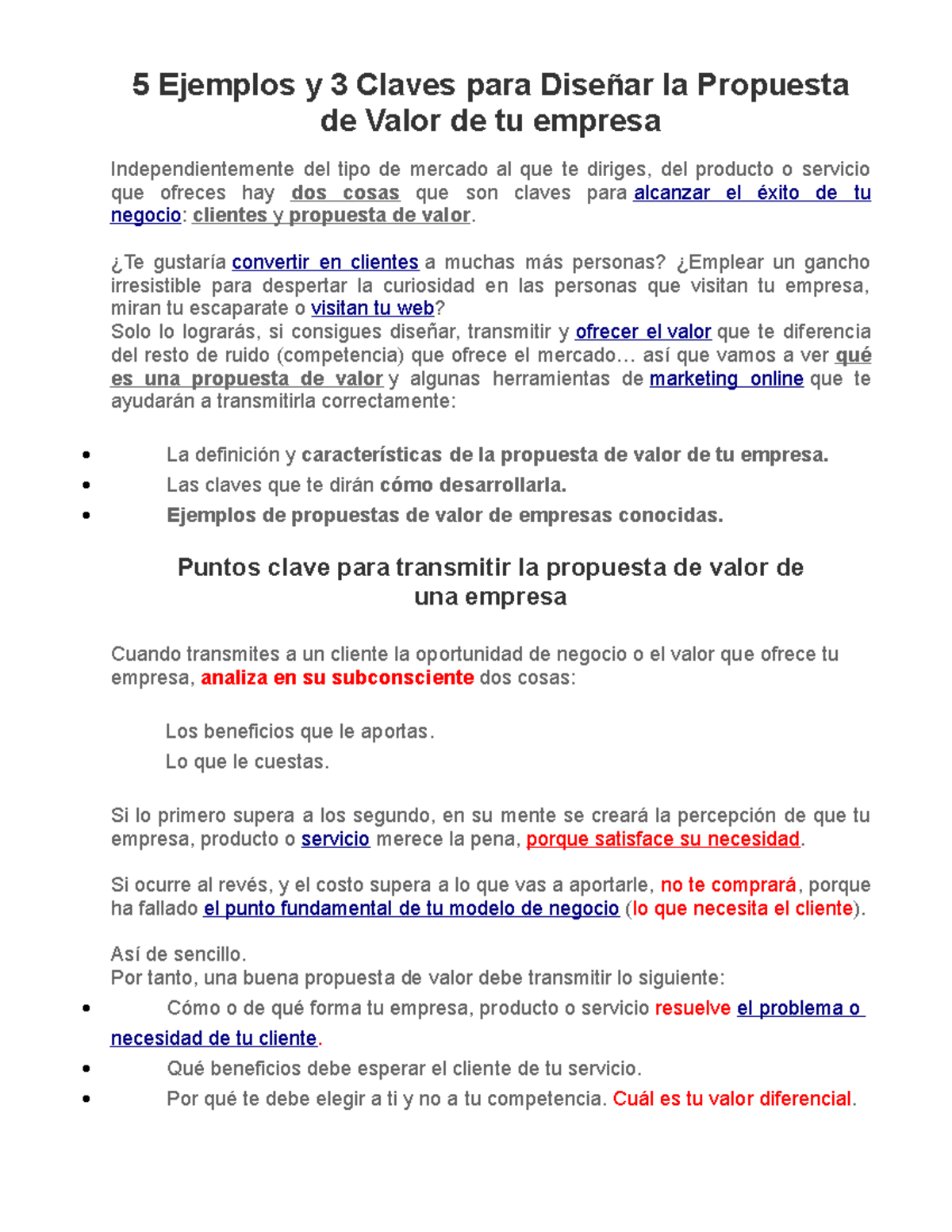 5 Ejemplos Y 3 Claves Para Diseñar La Propuesta De Valor De Tu Empresa 5 Ejemplos Y 3 Claves 1531