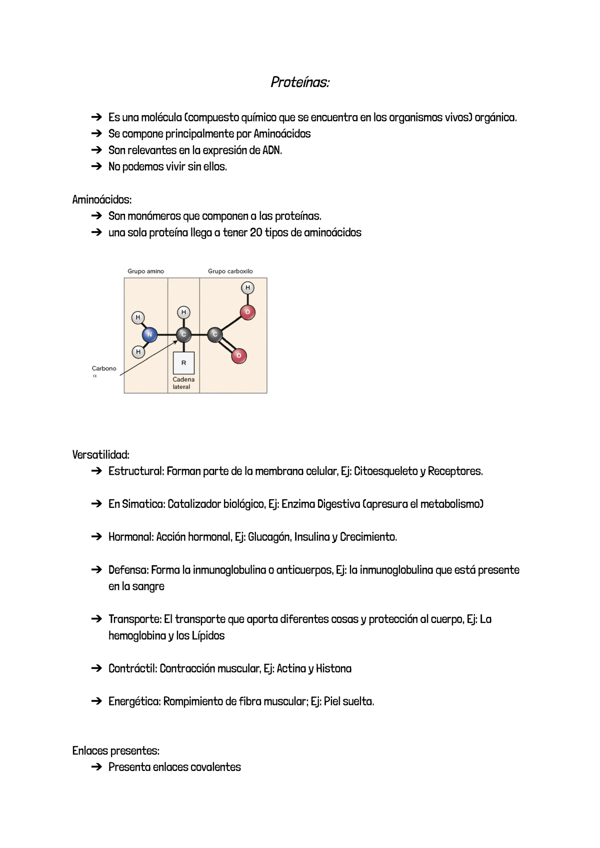 Enzimas Y Proteinas Biologia Molecular Y Celular Proteínas Es Una Molécula Compuesto 8727