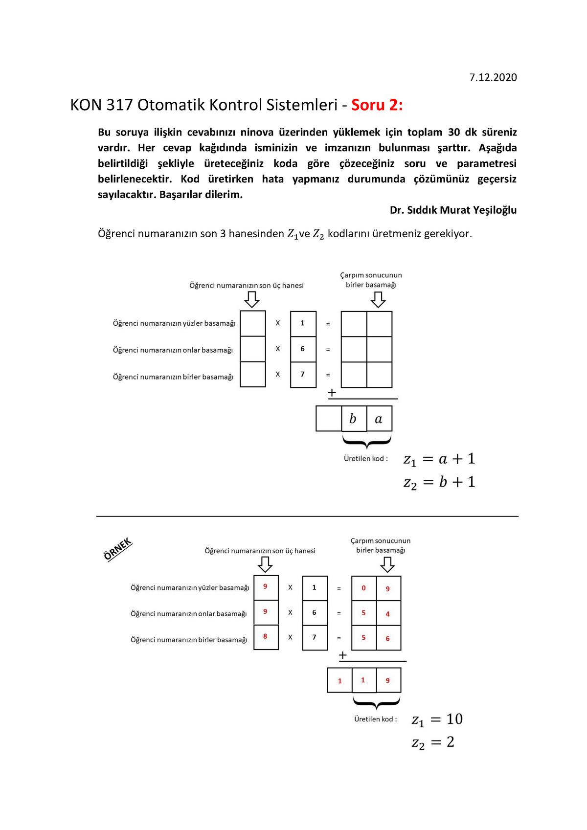 OTOMATİK KONTROL SİSTEMLERİ OTOMATİK KONTROL SİSTEMLERİ - System ...