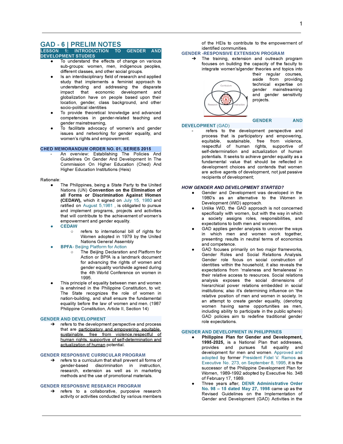 GAD - 6 Prelim Notes - general ethics - GAD - 6 | PRELIM NOTES LESSON 1 ...