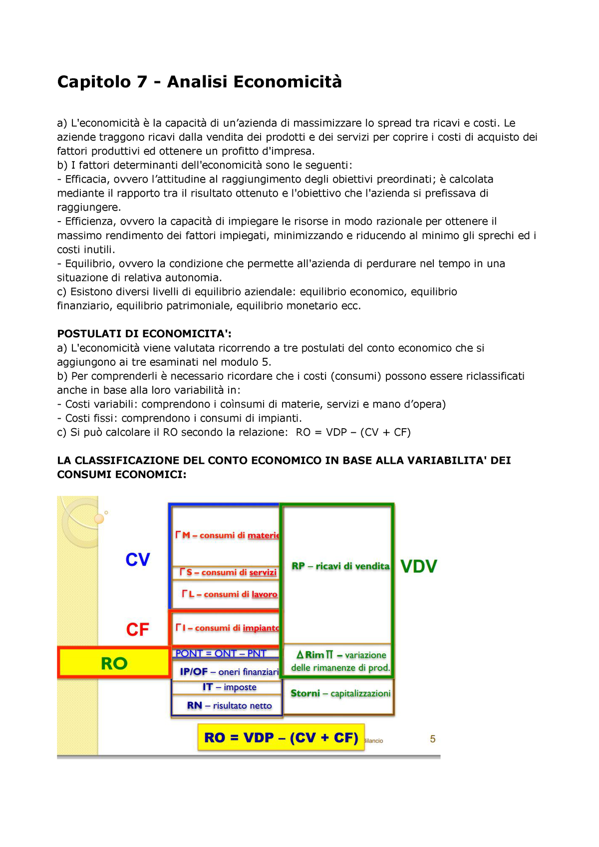 analisi finanziaria e business plan unipv