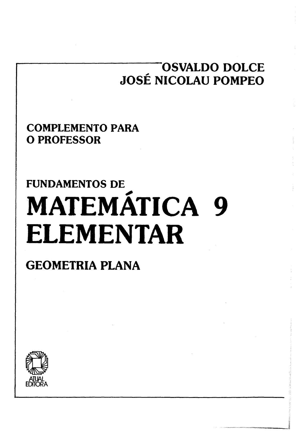 V9 Fundamentos Da Matem Tica Elementar 9 Geometria Plana Exerc Cios