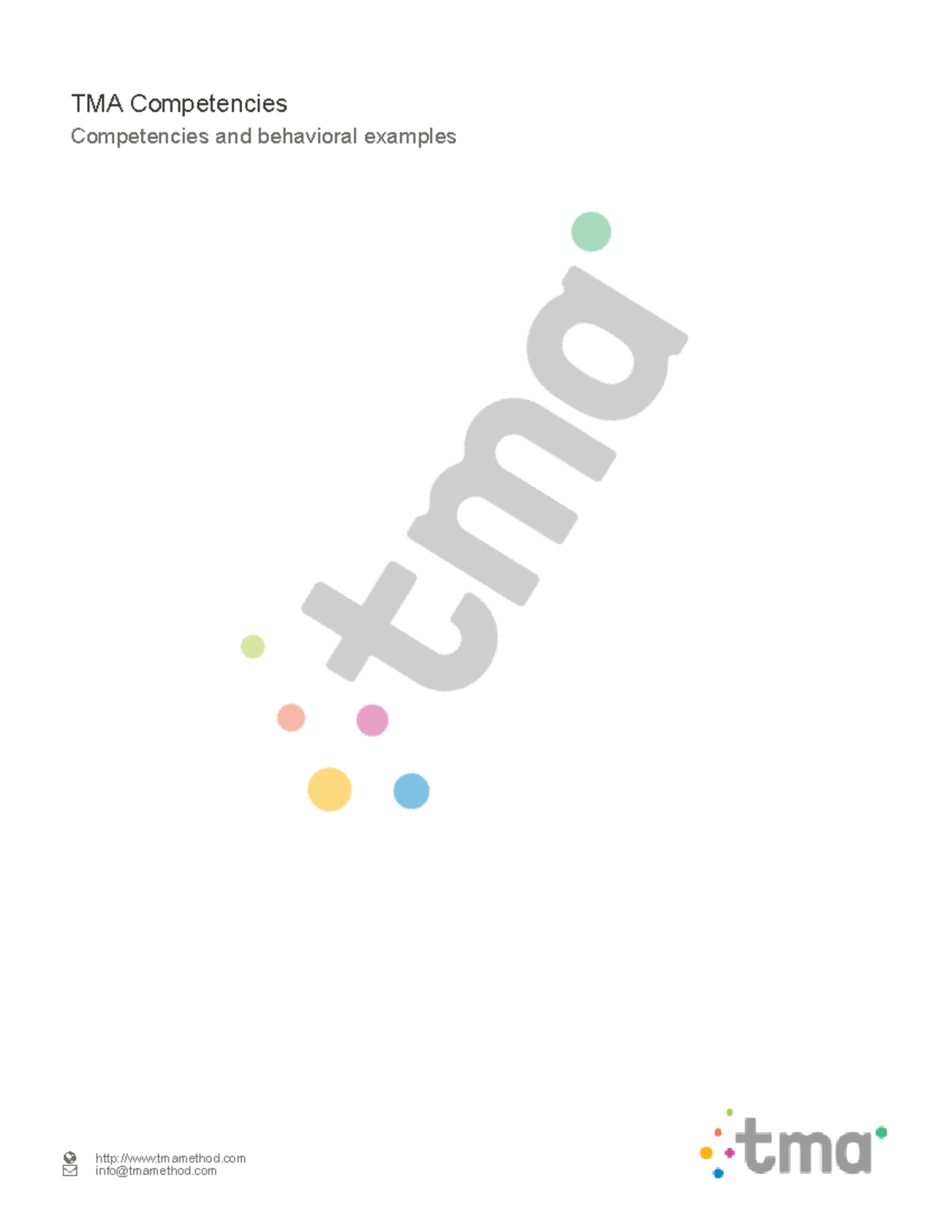 TMA Competency matriz de competencias - TMA Competencies Competencies ...