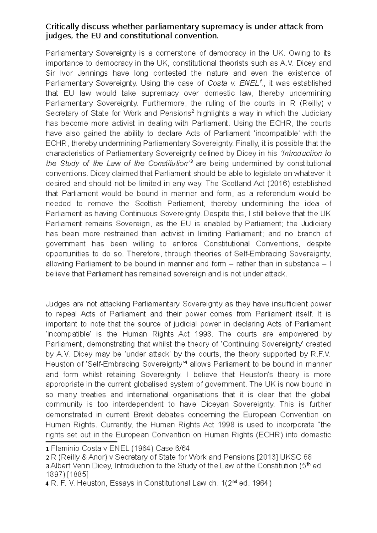 C&A Summative - Coursework - judges, the EU and constitutional ...