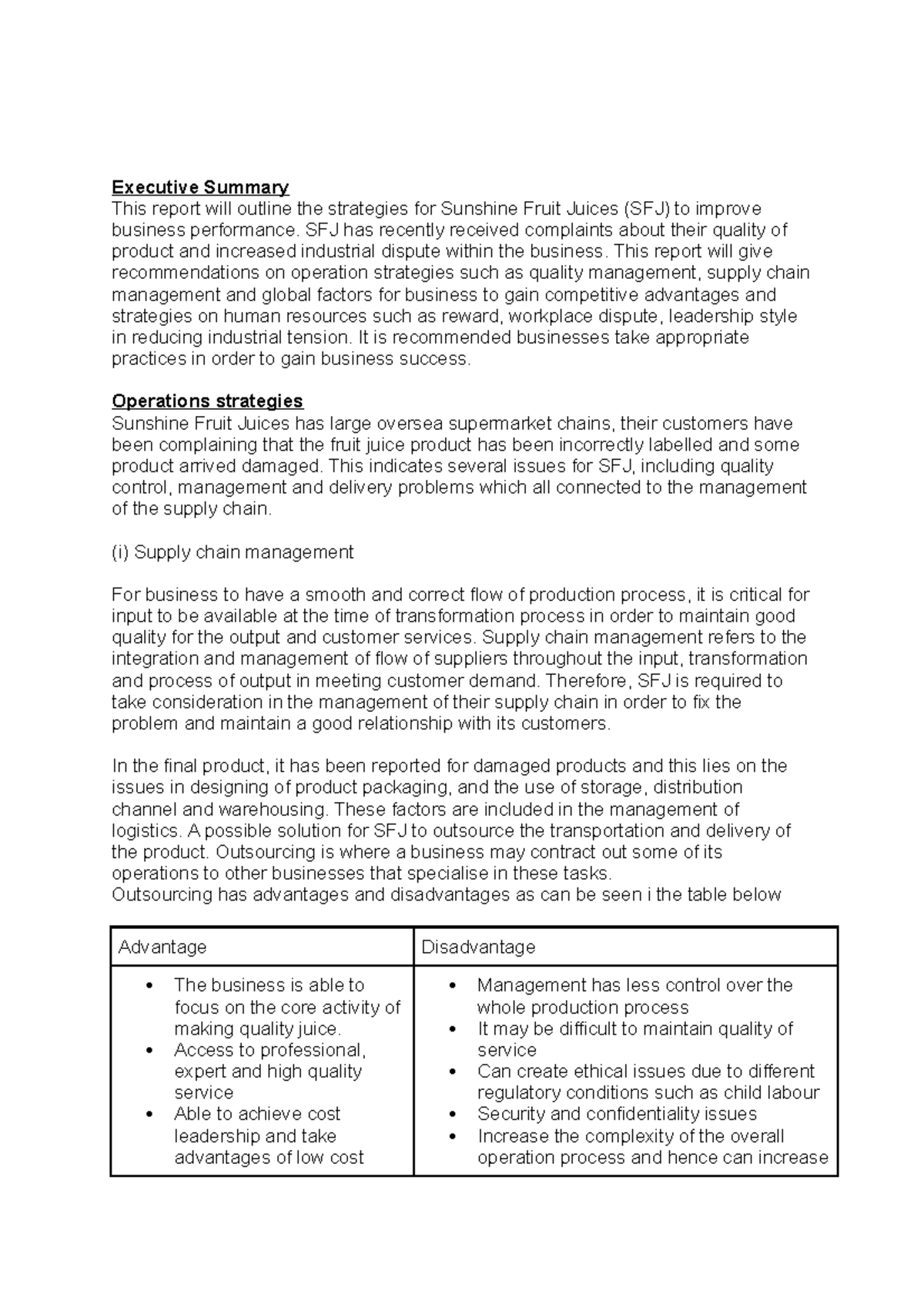 business-extended-report-studocu