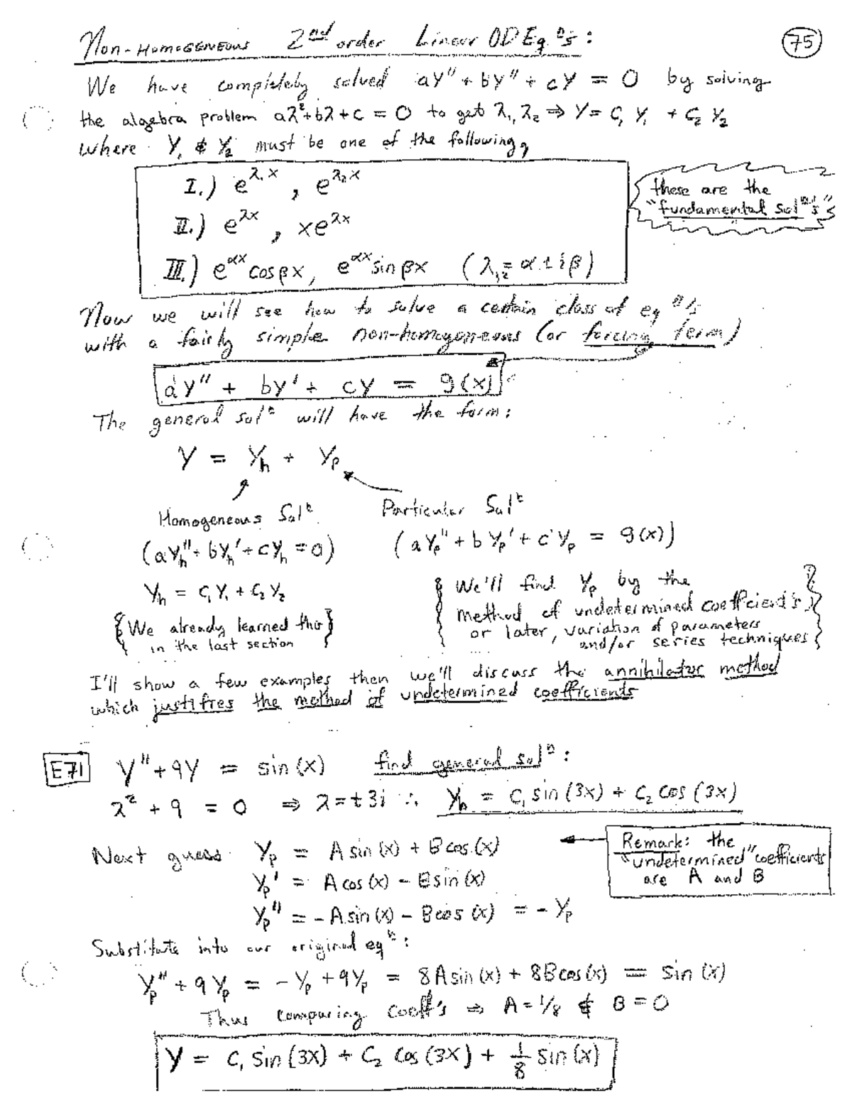 Lecture notes, lectures Pages 75 - 126 - Math 334 - 7%”; , Ham agzé ...