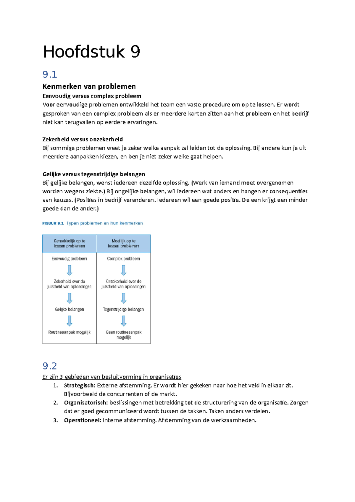 Hoofdstuk 9 - Gedrag In Organisaties - Hoofdstuk 9 9. Kenmerken Van ...