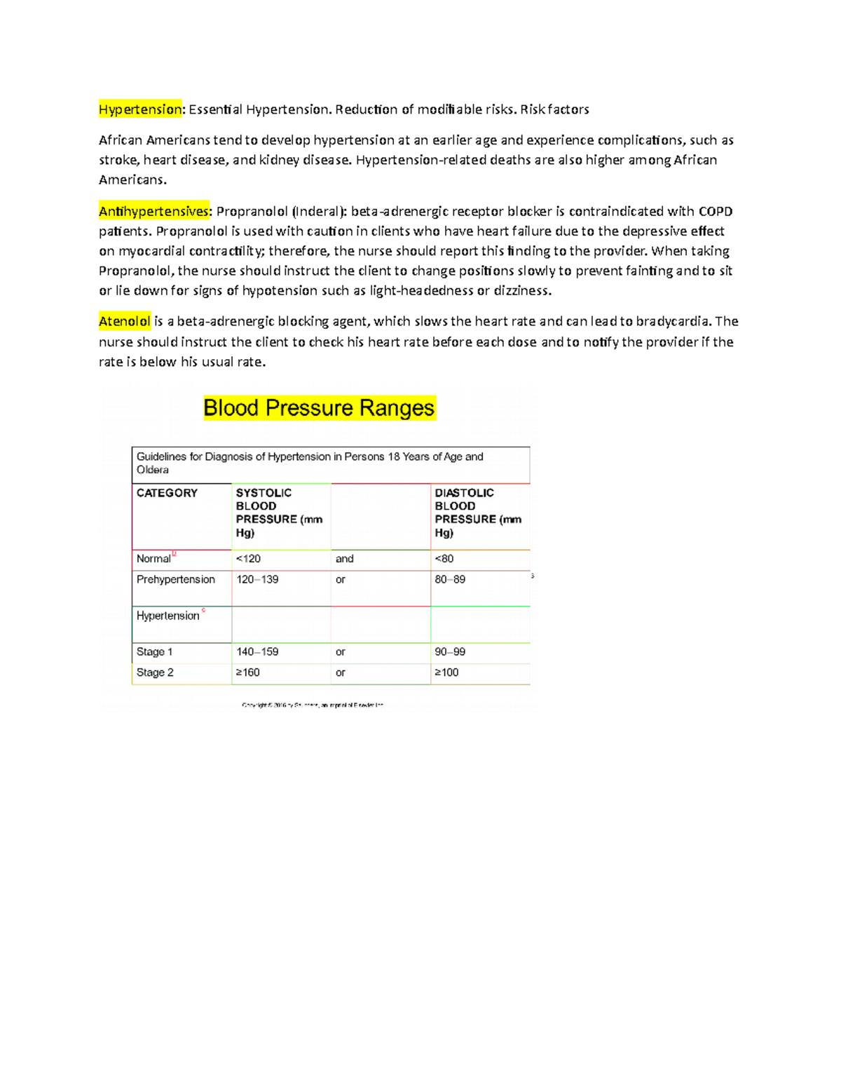 Hypertension - n/a - Hypertension: Essential Hypertension. Reduction of ...