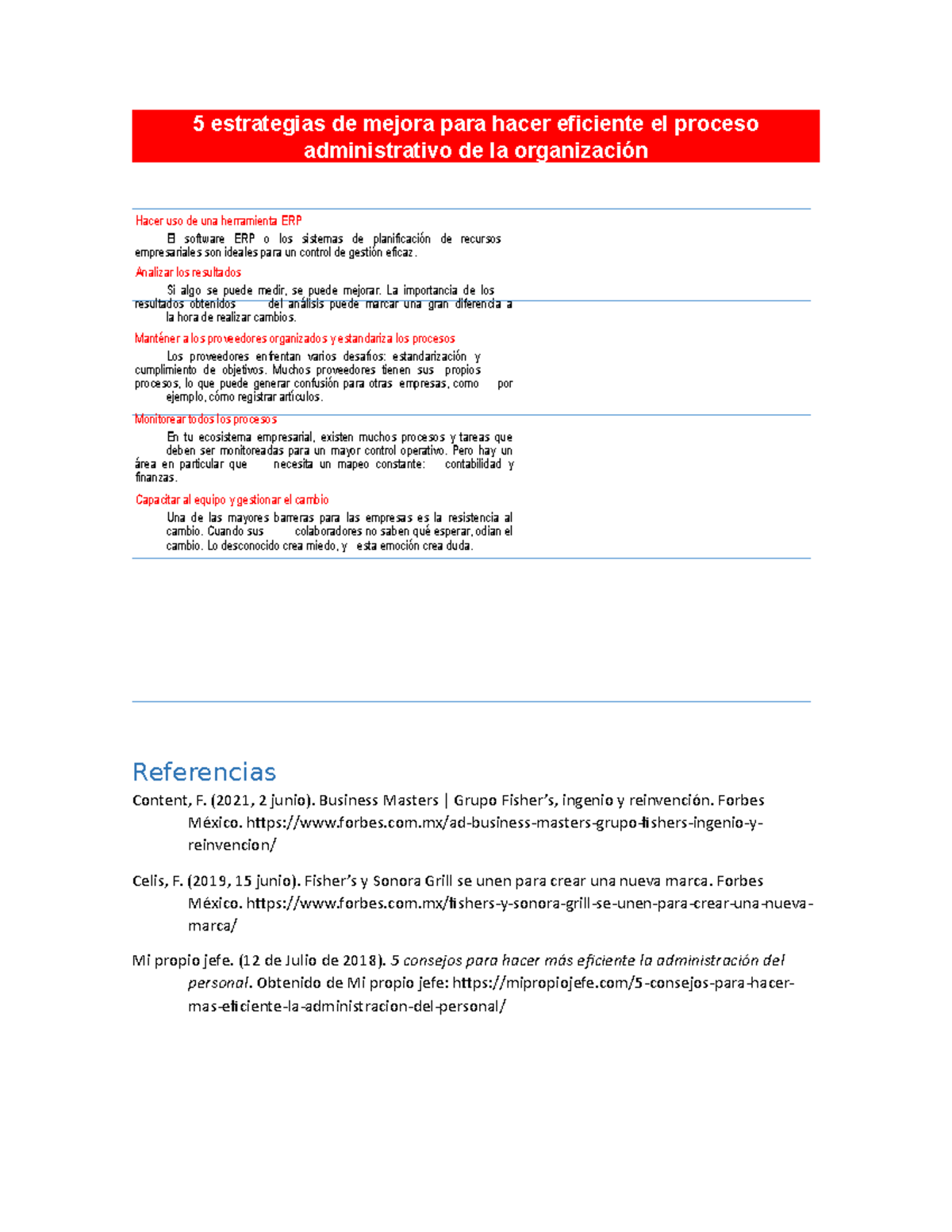 5 estrategias de mejora para hacer eficiente el proceso administrativo ...
