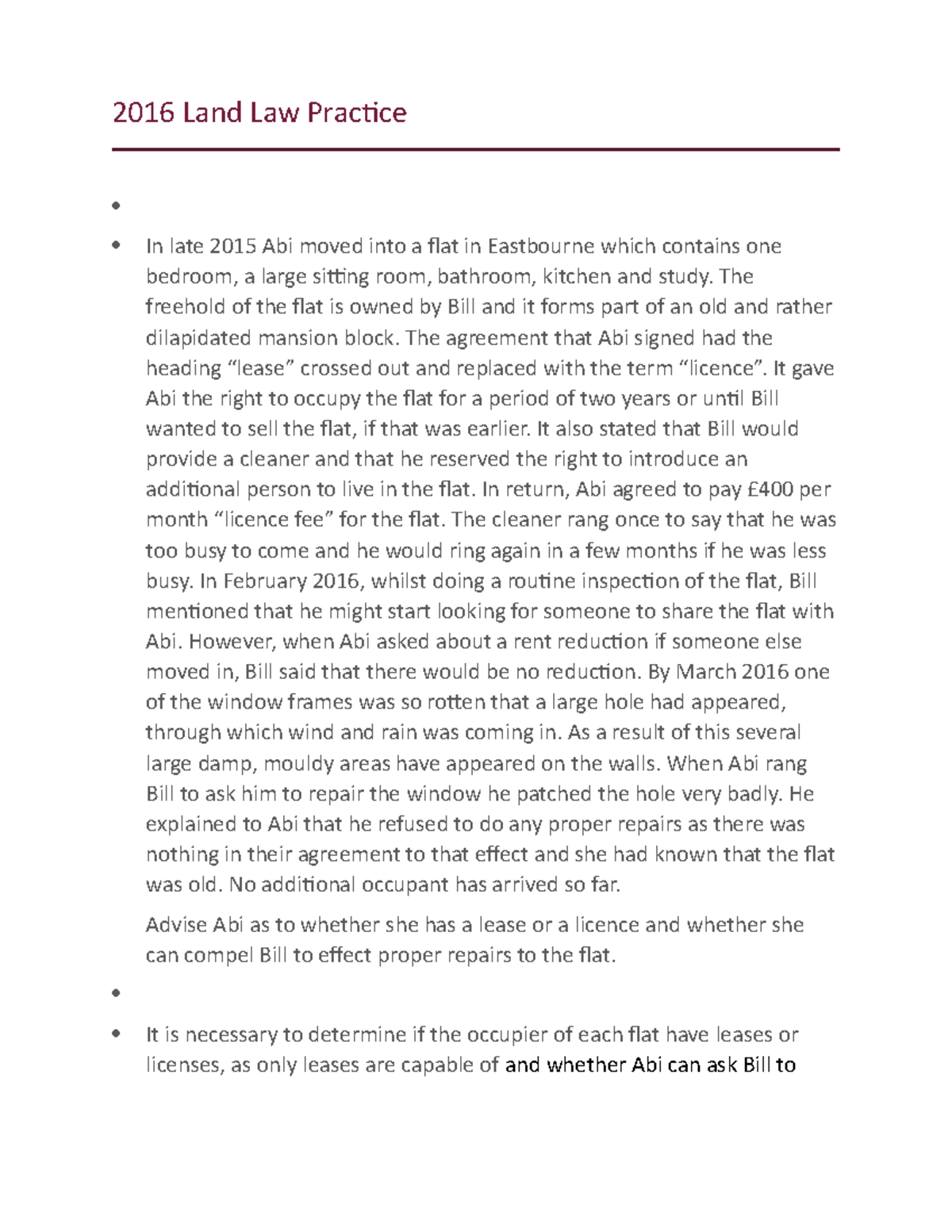 sample-practice-exam-23-may-2017-questions-and-answers-2016-land-law