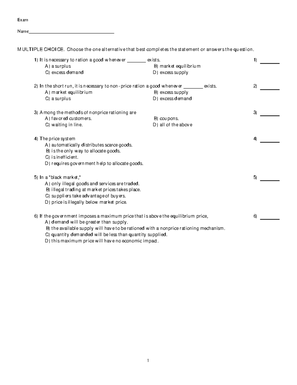 Exercises ch 4-o - Exam Name ...