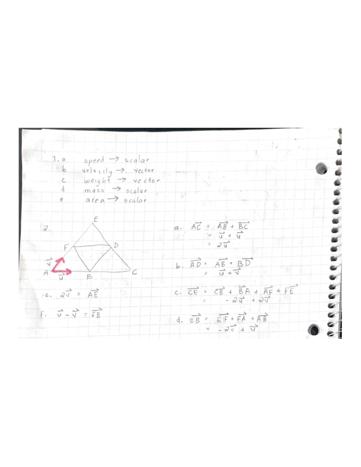 vectors unit assignment