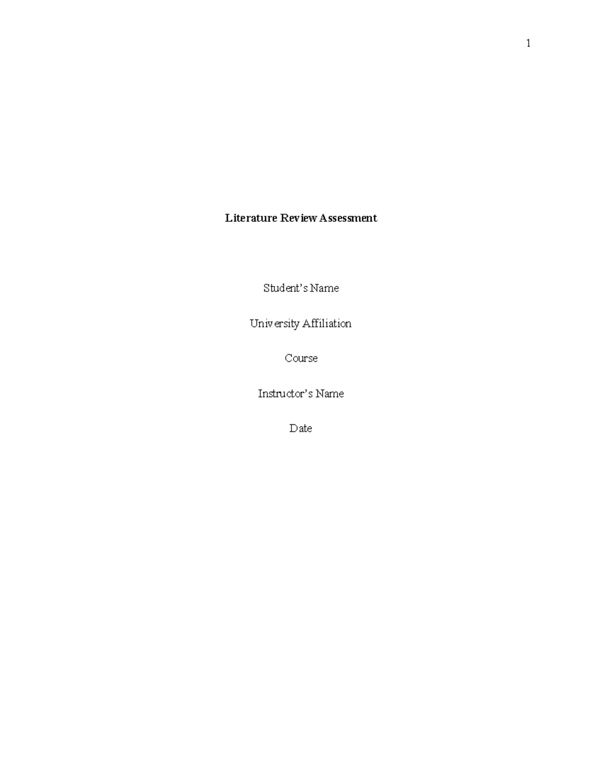 literature review of e assessment