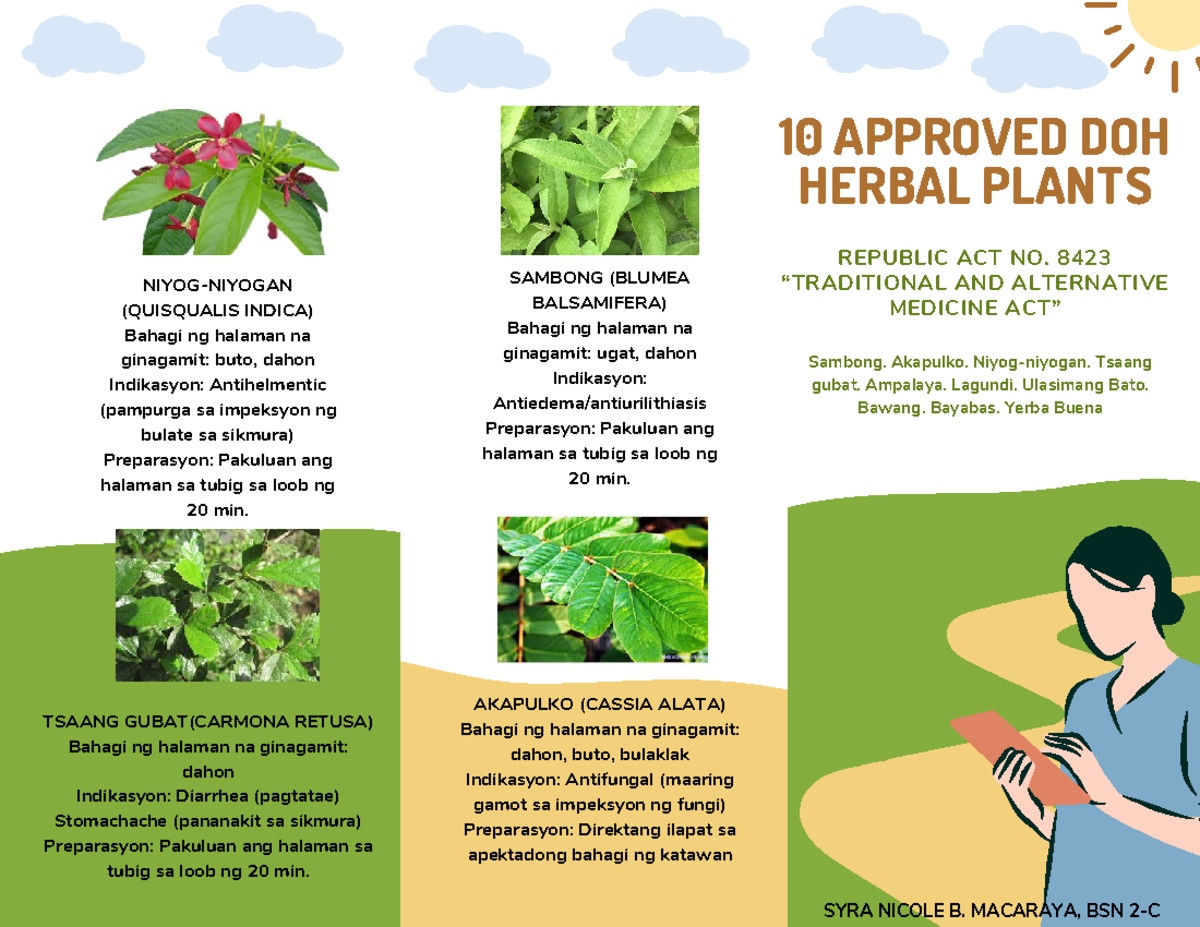 herbal-plants-brochure-10-approved-doh-herbal-plants-republic-act-no