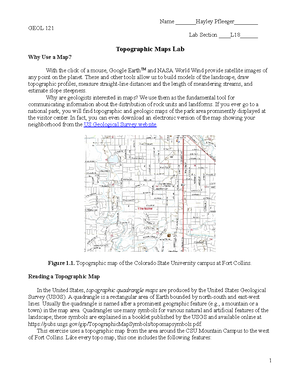 Topographic Maps Lab Student Handout v S22 - Name ...