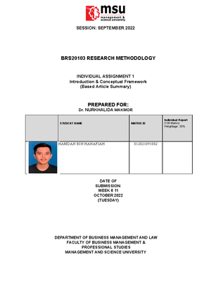 Assignment 2 - Progress Report - ASSIGNMENT 2 Chapter 4 – Findings ...