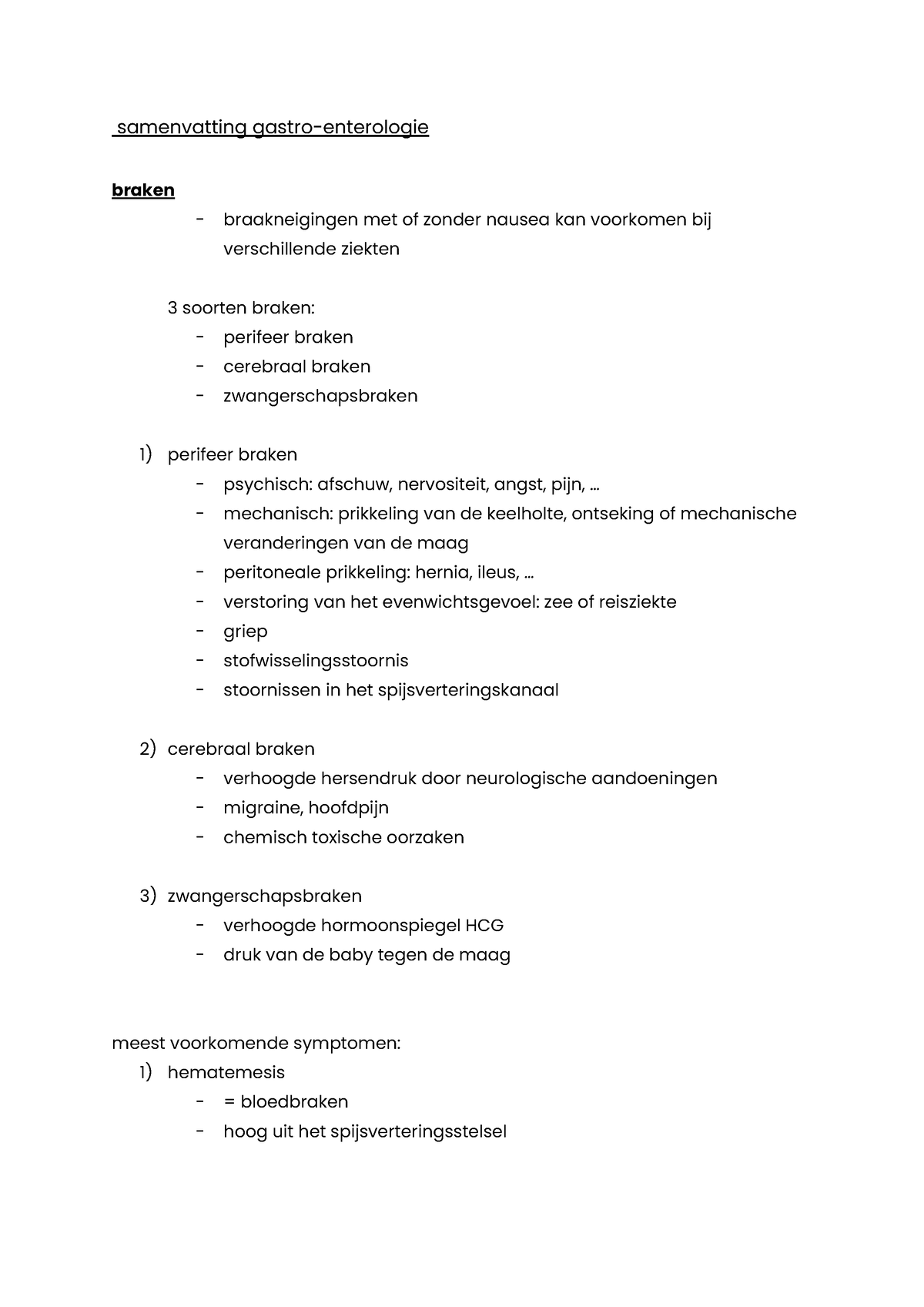 Samenvatting Gastero Enterologie - Samenvatting Gastro-enterologie ...