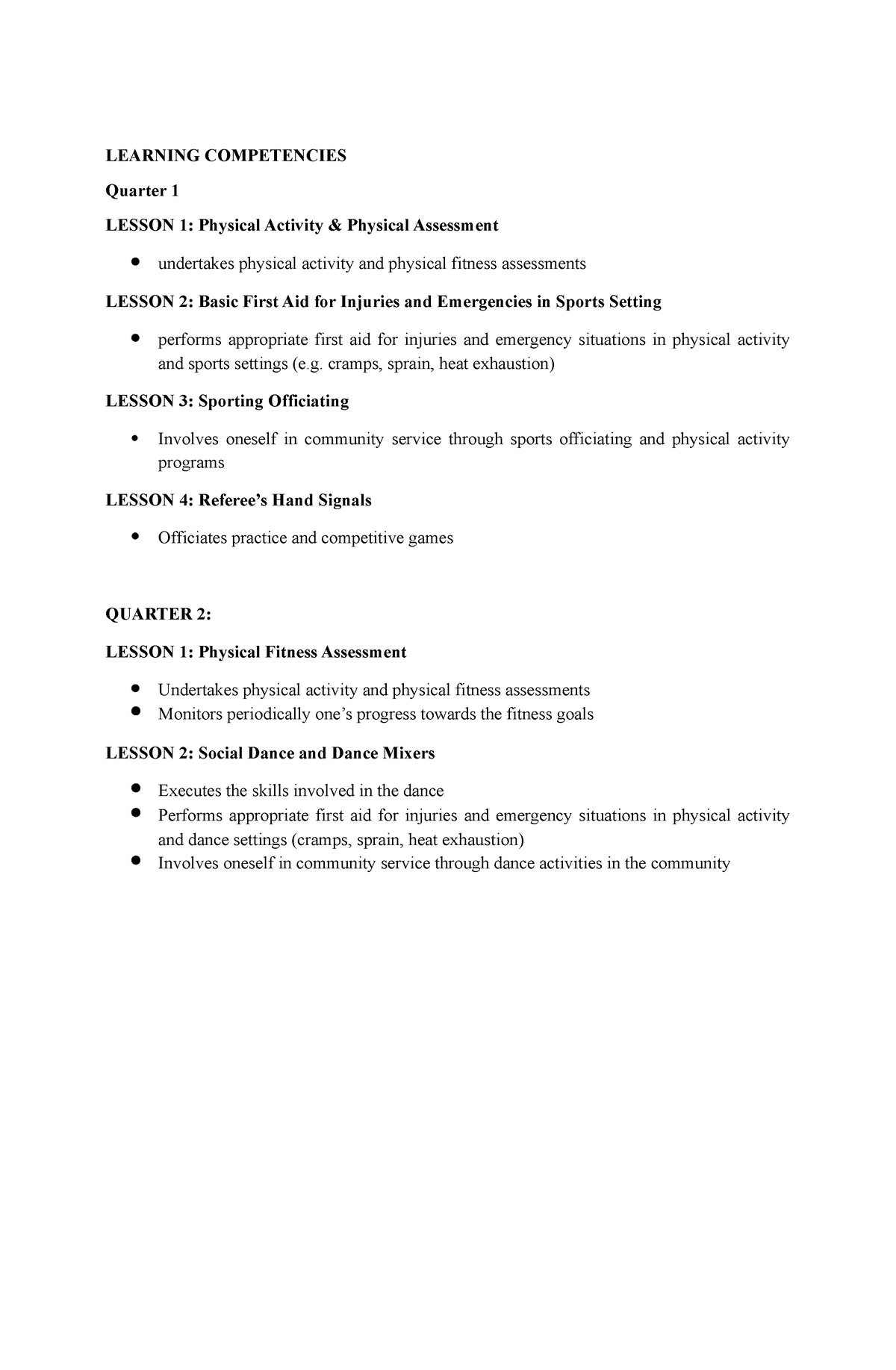 Module 9 Final Edition 2 - LEARNING COMPETENCIES Quarter 1 LESSON 1 ...