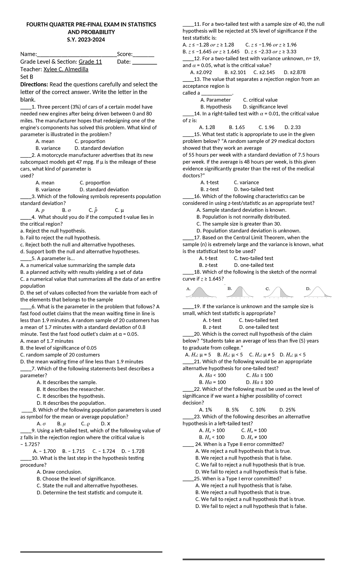 Ap Stat 2024 Frq - 0wanv0z