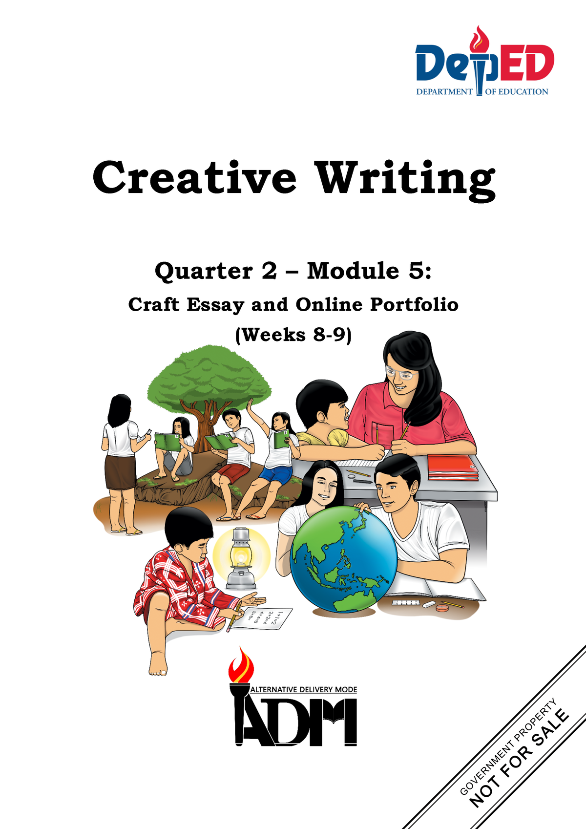 creative writing 2nd quarter exam
