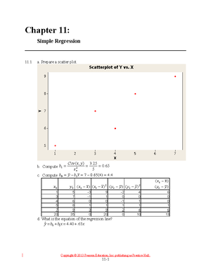 MC Ch. 11 Two Variable Regression Analysis - Two Variable Regression ...