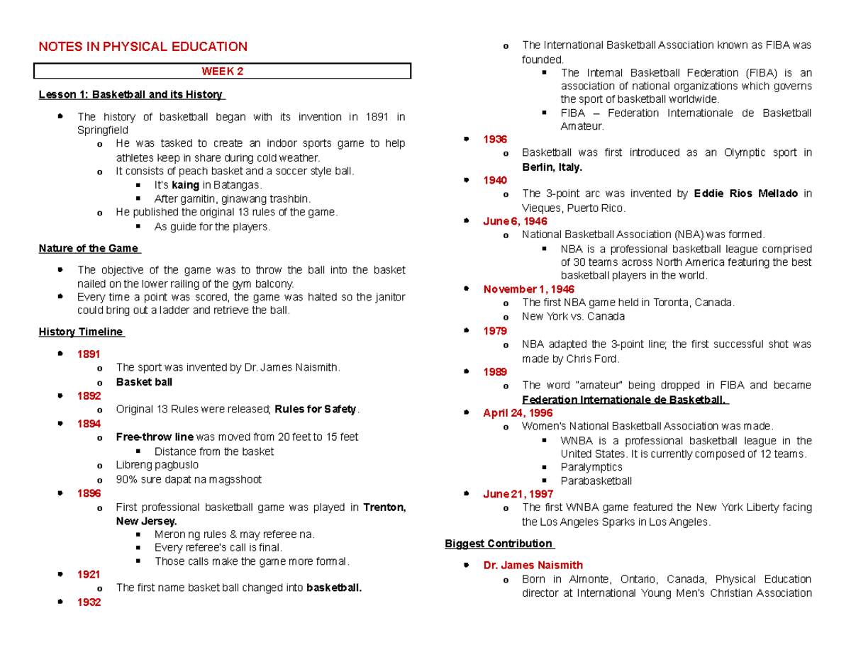 Notes IN PENotes IN PENotes IN PENotes IN PE - Physical Fitness - UE ...