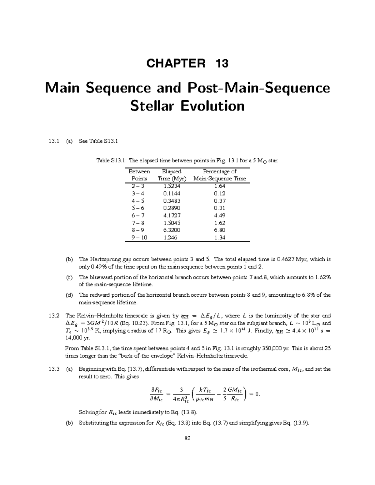 PS408 manual 82 - CHAPTER 13 Main Sequence and Post-Main-Sequence ...