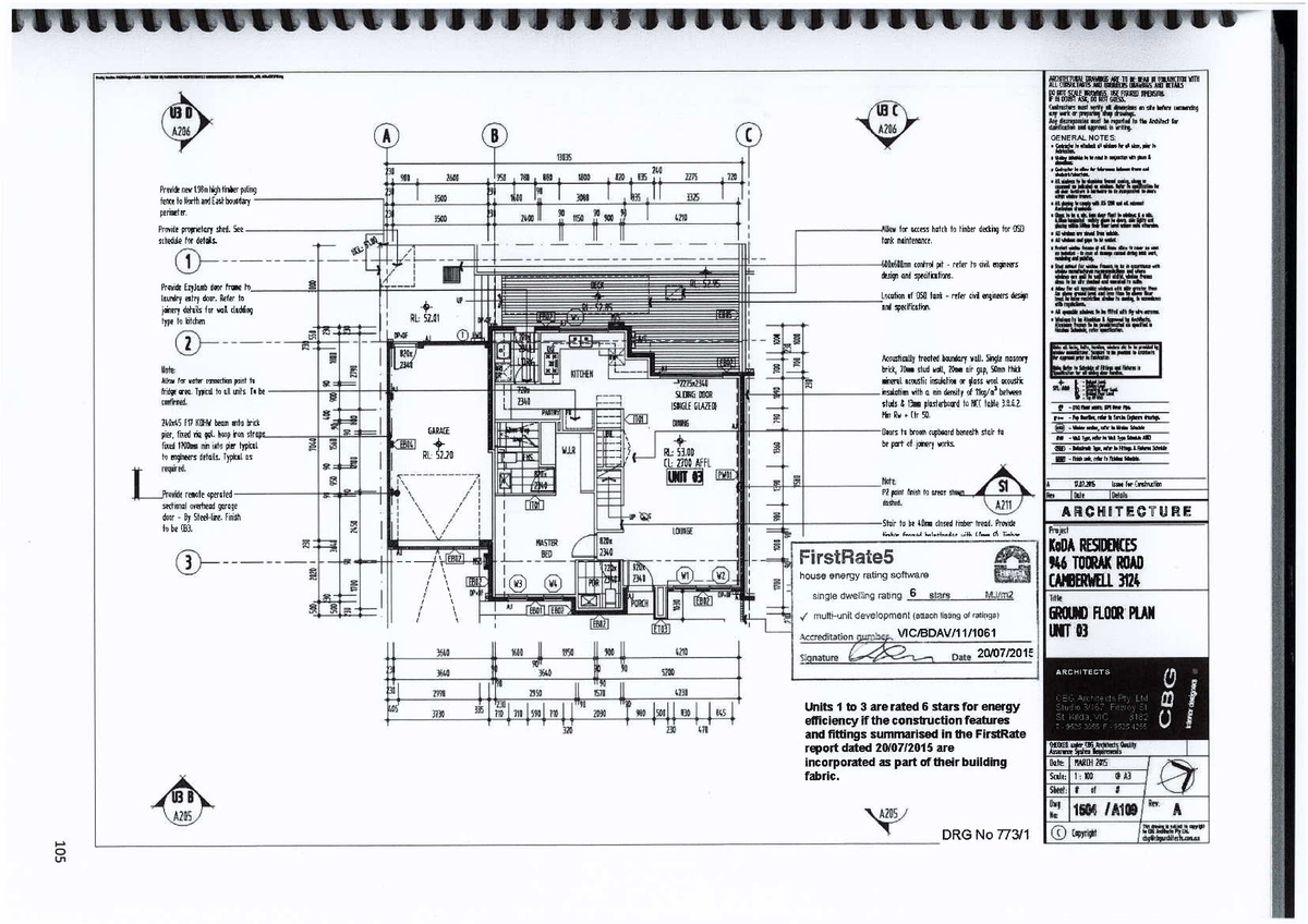 Sample Plans sections, elevations, site plans 3 - ABPL20042 - Studocu