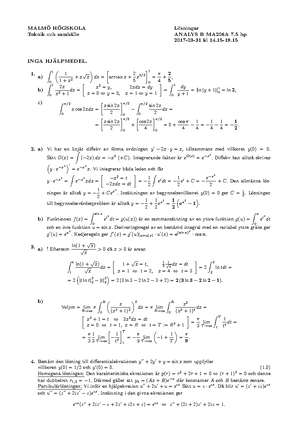 Tentamen-analys B-210602 - Malmö Universitet Tentamensskrivning Teknik ...