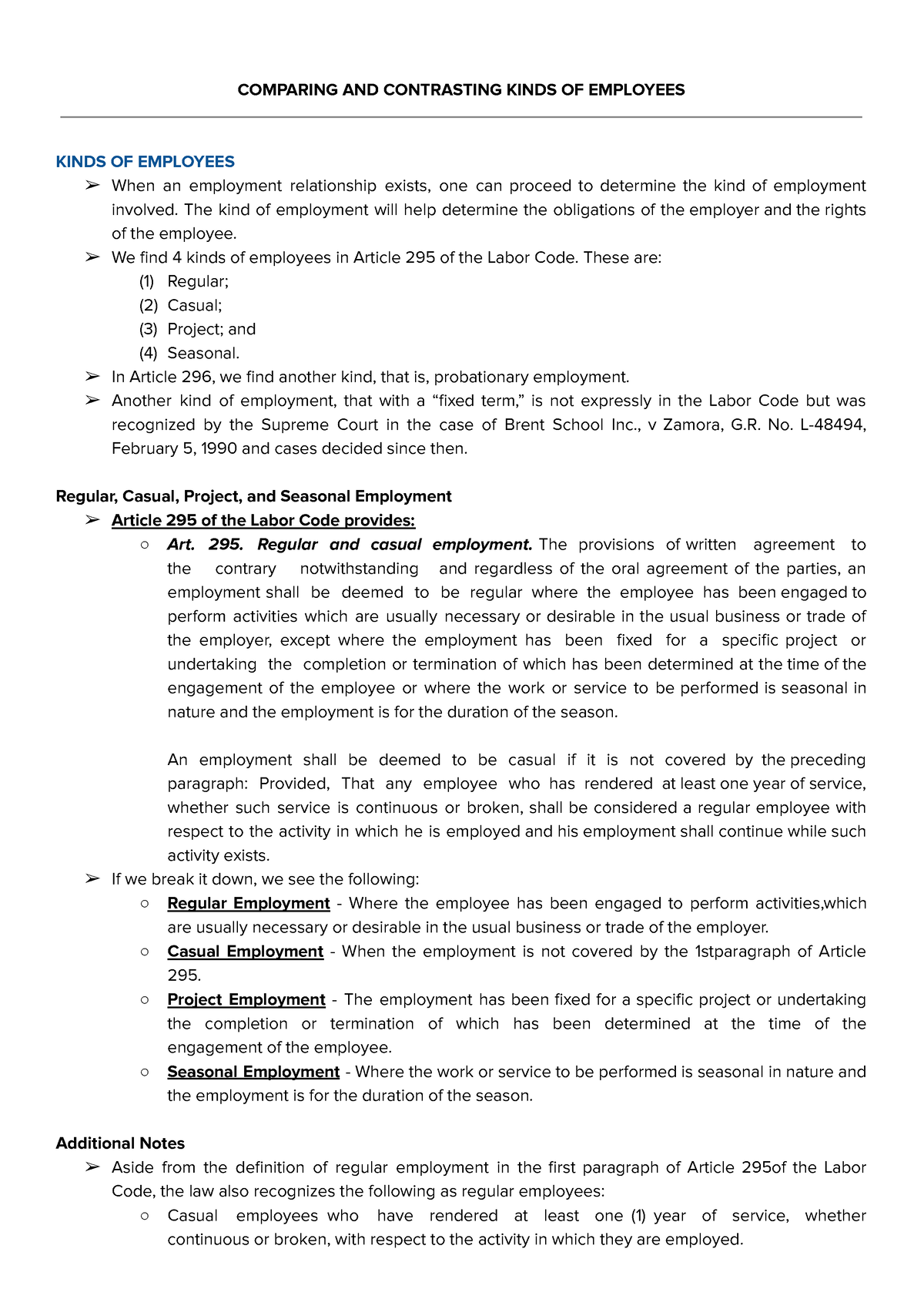 labor-law-comparing-and-contrasting-kinds-of-employees-comparing-and