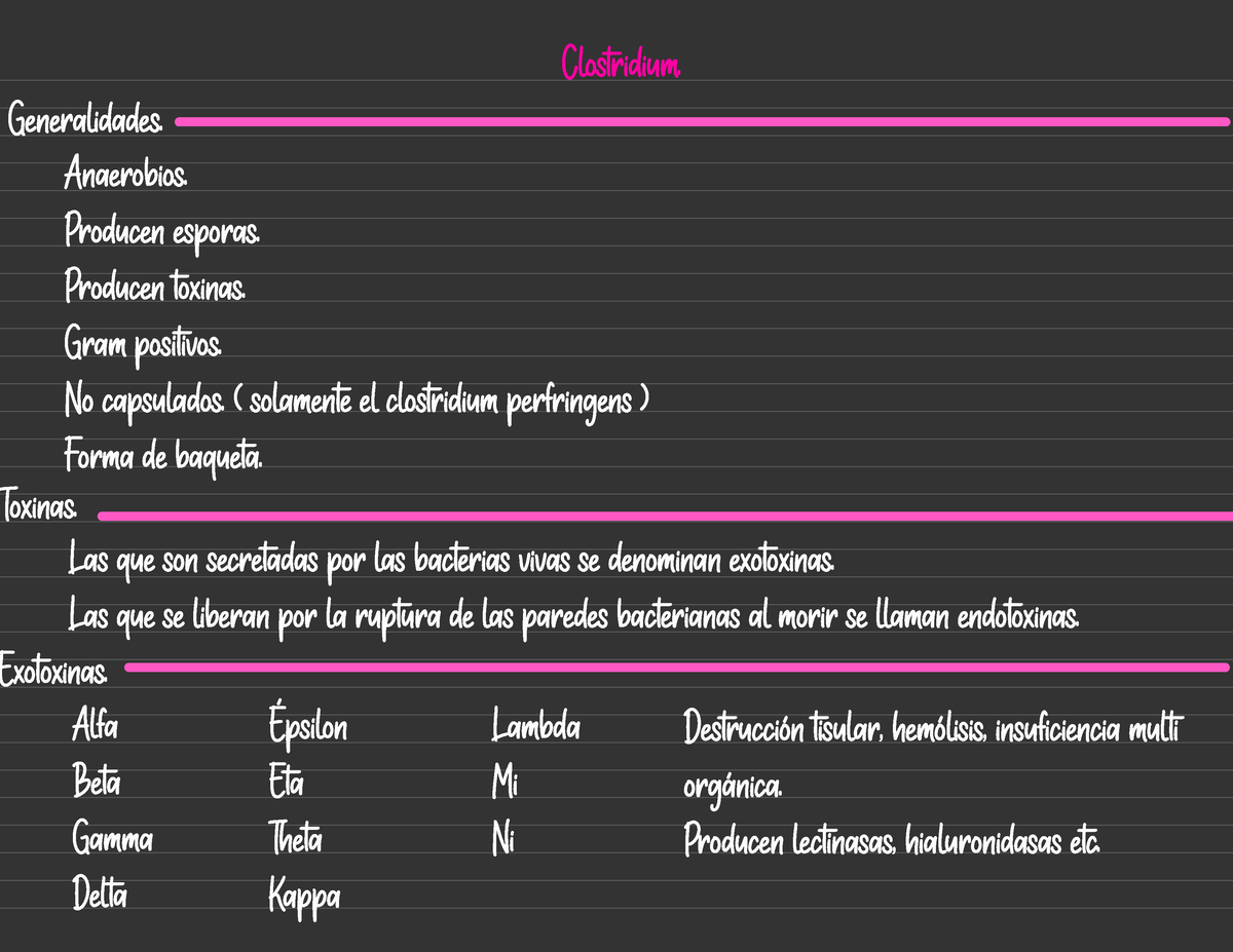 Enfermedades Por Clostridium Pt 1 - Clostridium. Generalidades ...