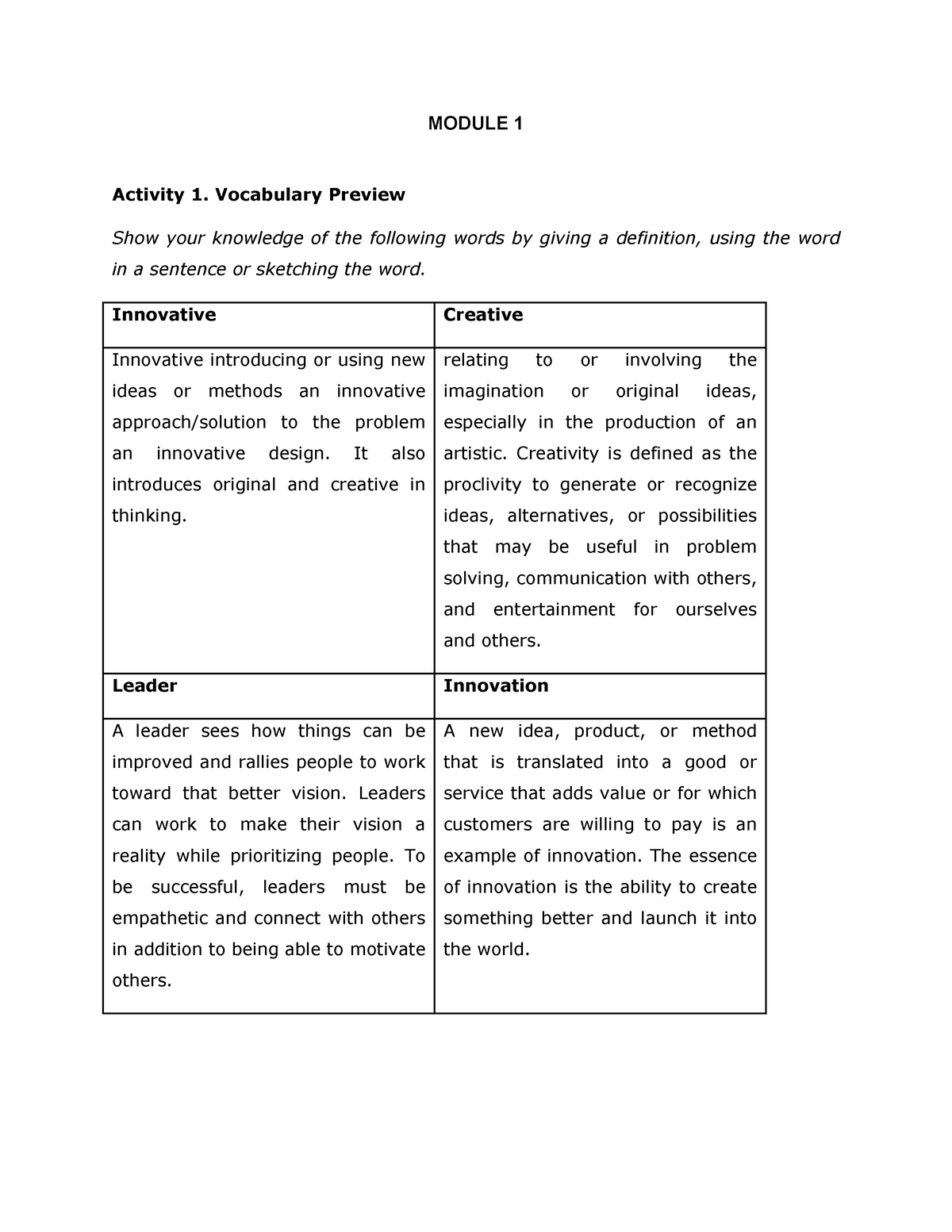 qualitative research title about modular learning