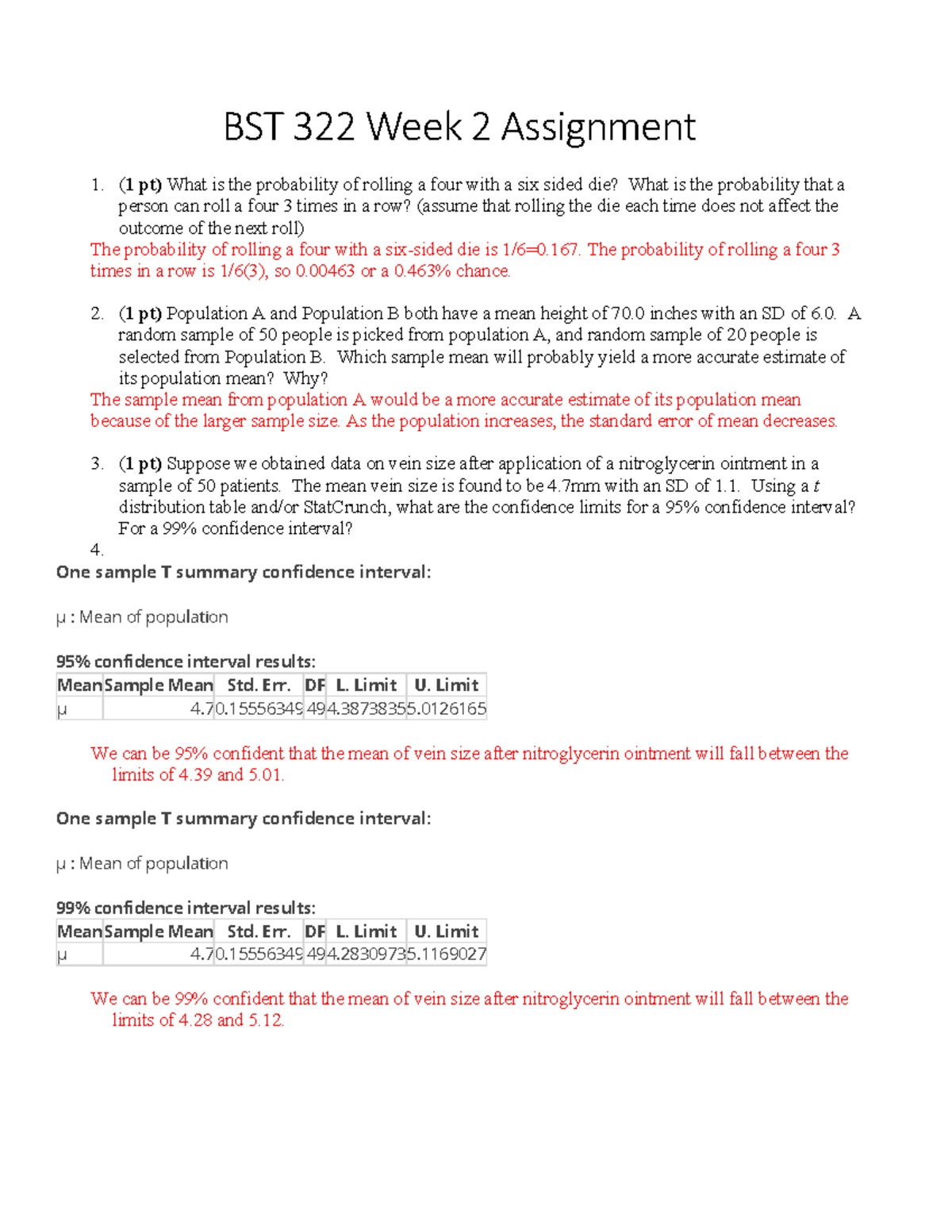 Week2 Assignment - BST 322 Week 2 Assignment 1. (1 Pt) What Is The ...