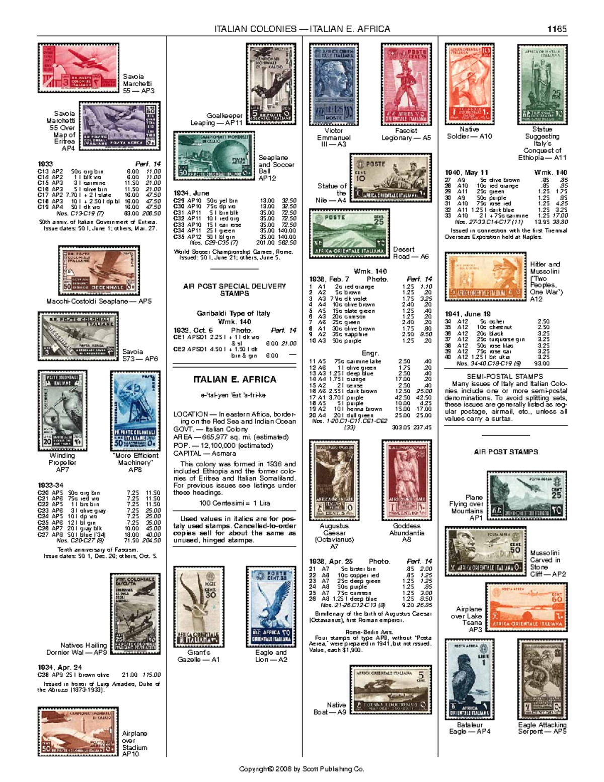 Africa Italiana - para estudiar - ITALIAN COLONIES — ITALIAN E. AFRICA ...