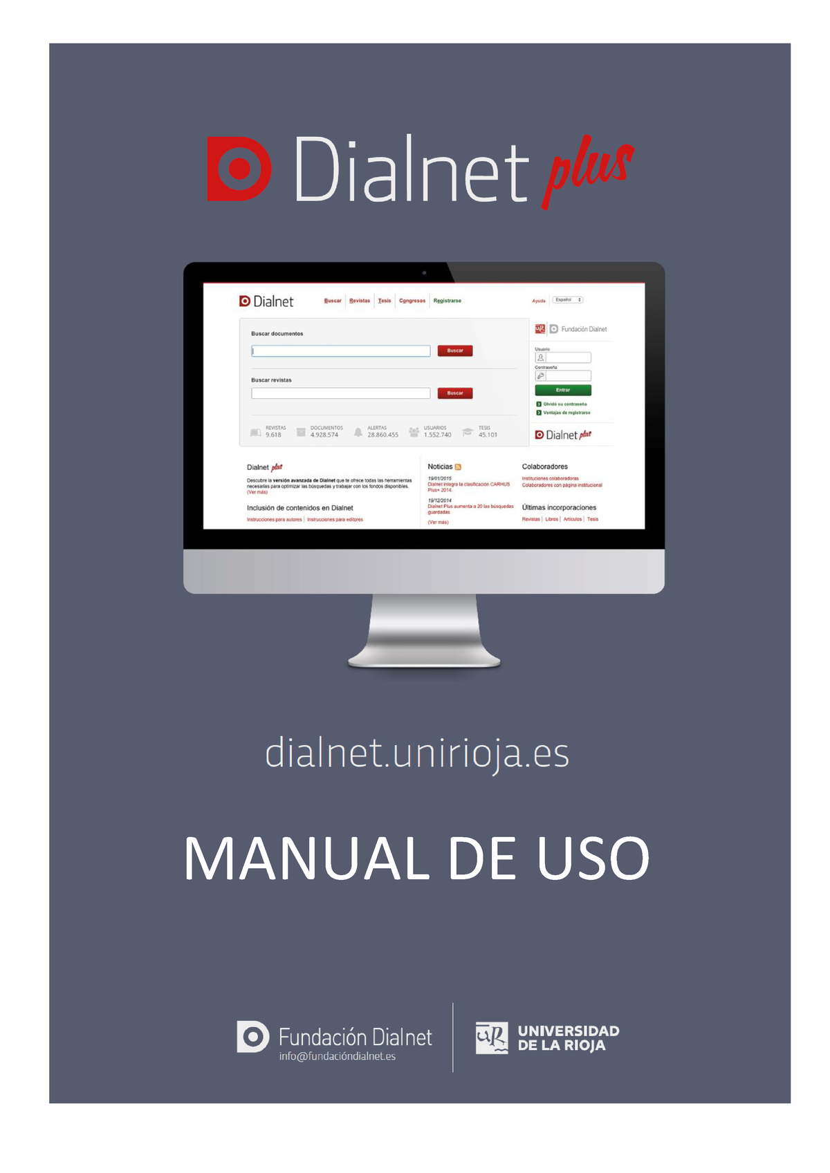 Info Dialnet Plus - Eeeeeeeeee - MANUAL DE USO ÍNDICE DIALNET Y LA ...