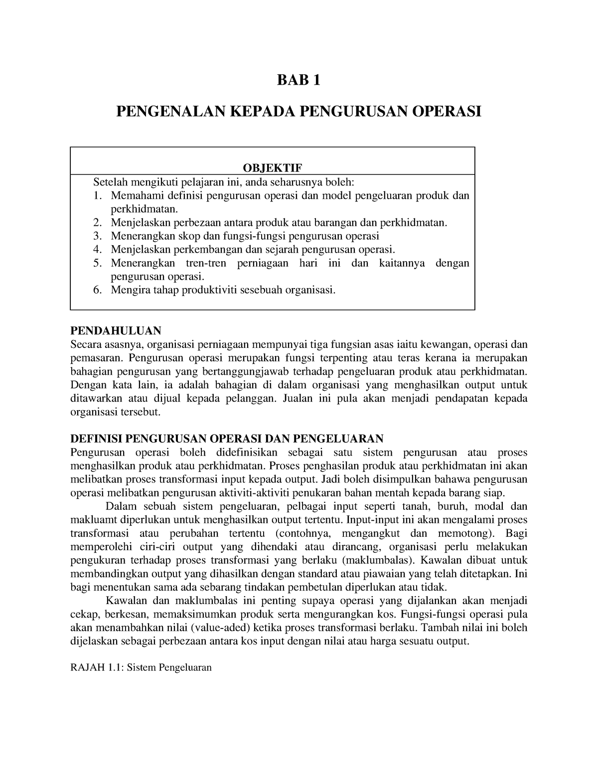 contoh assignment asas pengurusan